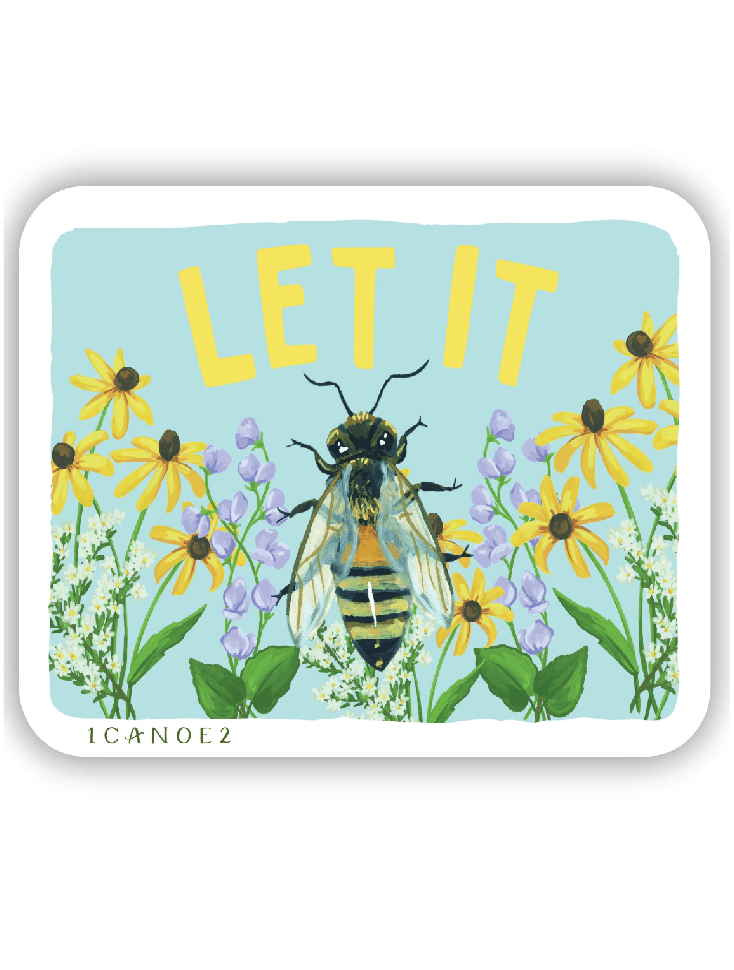 Let it Bee Decal Sticker - Foxy’s