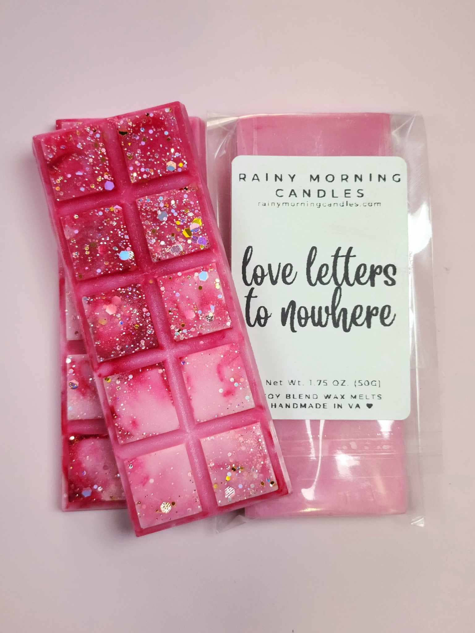 Love Letters to Nowhere | Pink Sugar | Wax Melts - Foxy’s