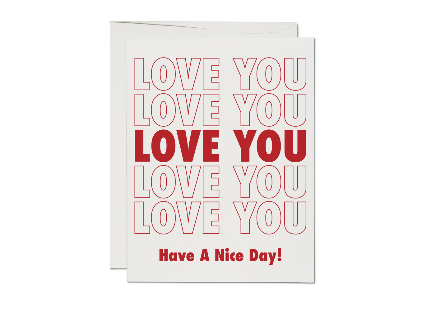 love you greeting card