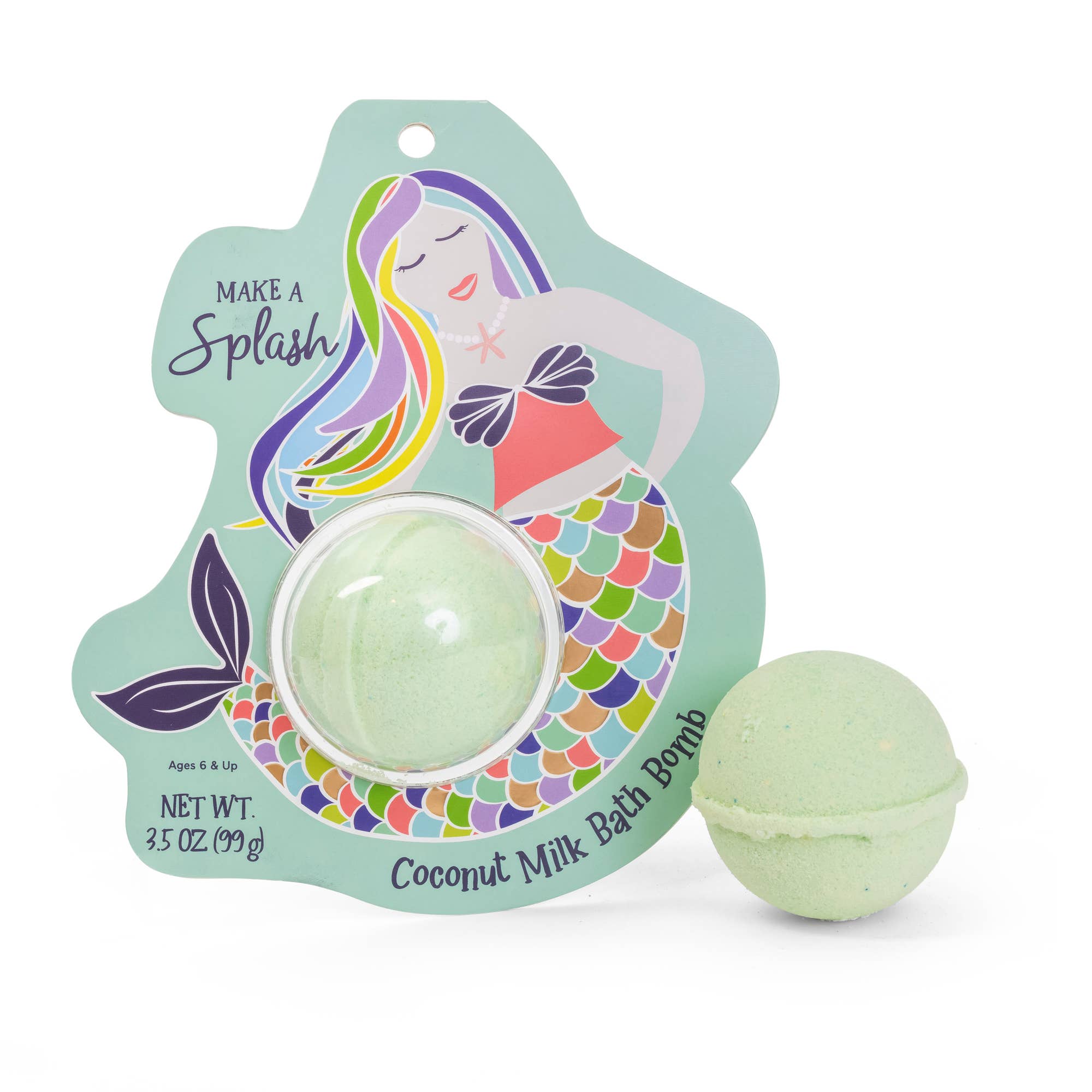 Make a Splash Mermaid Clamshell Bath Bomb - Foxy’s