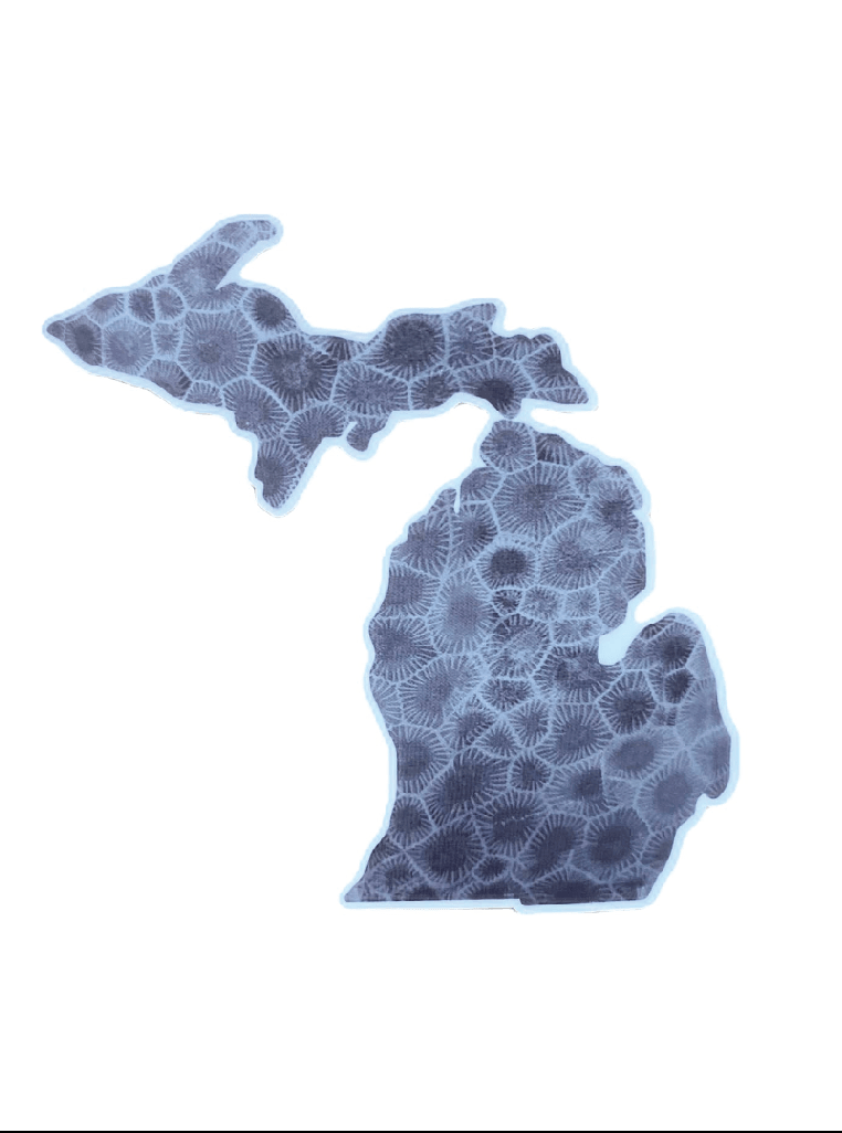 Michigan Gray Petoskey Stones - Decal - Foxy’s