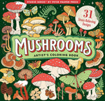 Adult mushroom coloring book