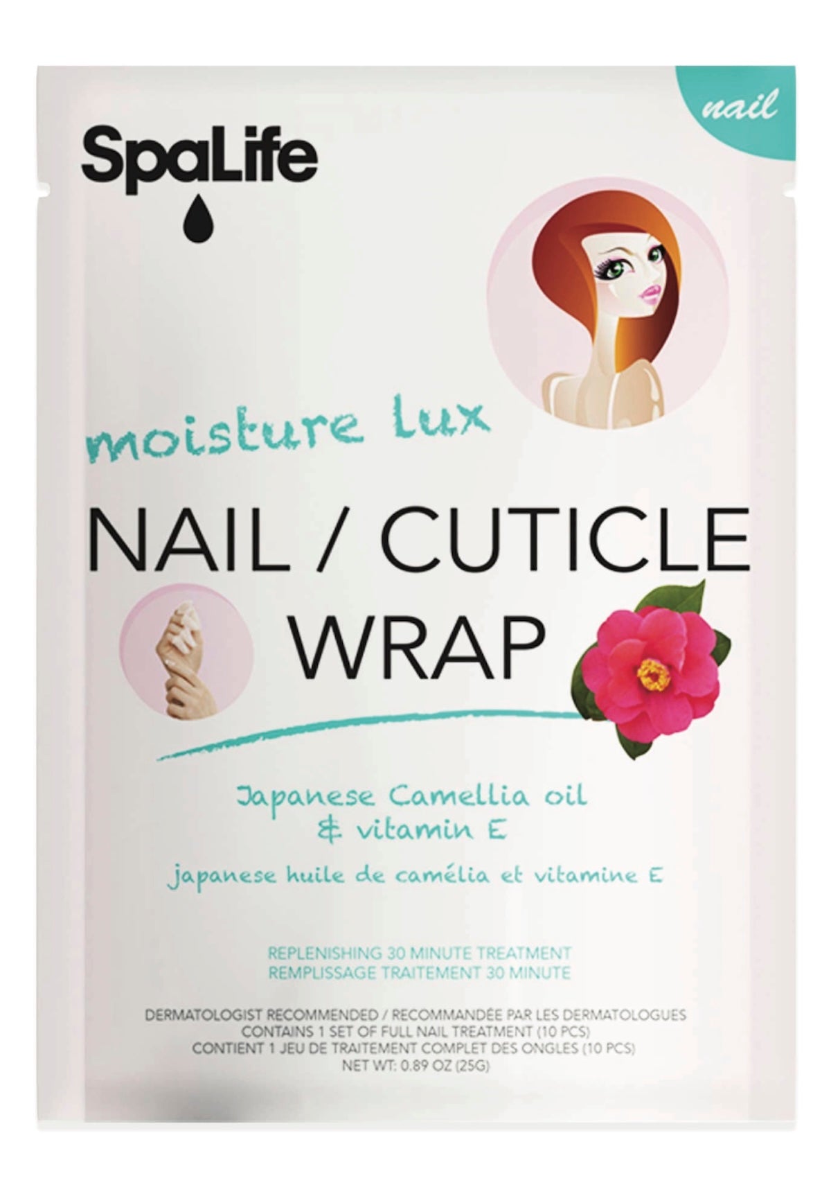 Hydrating Japanese Camellia & Vitamin E Nail & Cuticle Mask - Spa Life - Foxy’s