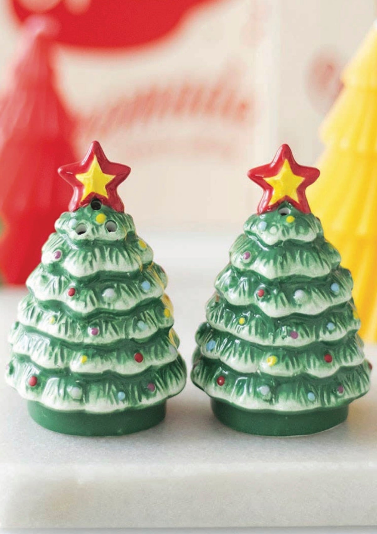 Nostalgic Christmas Tree Salt & Pepper Shakers - Foxy’s