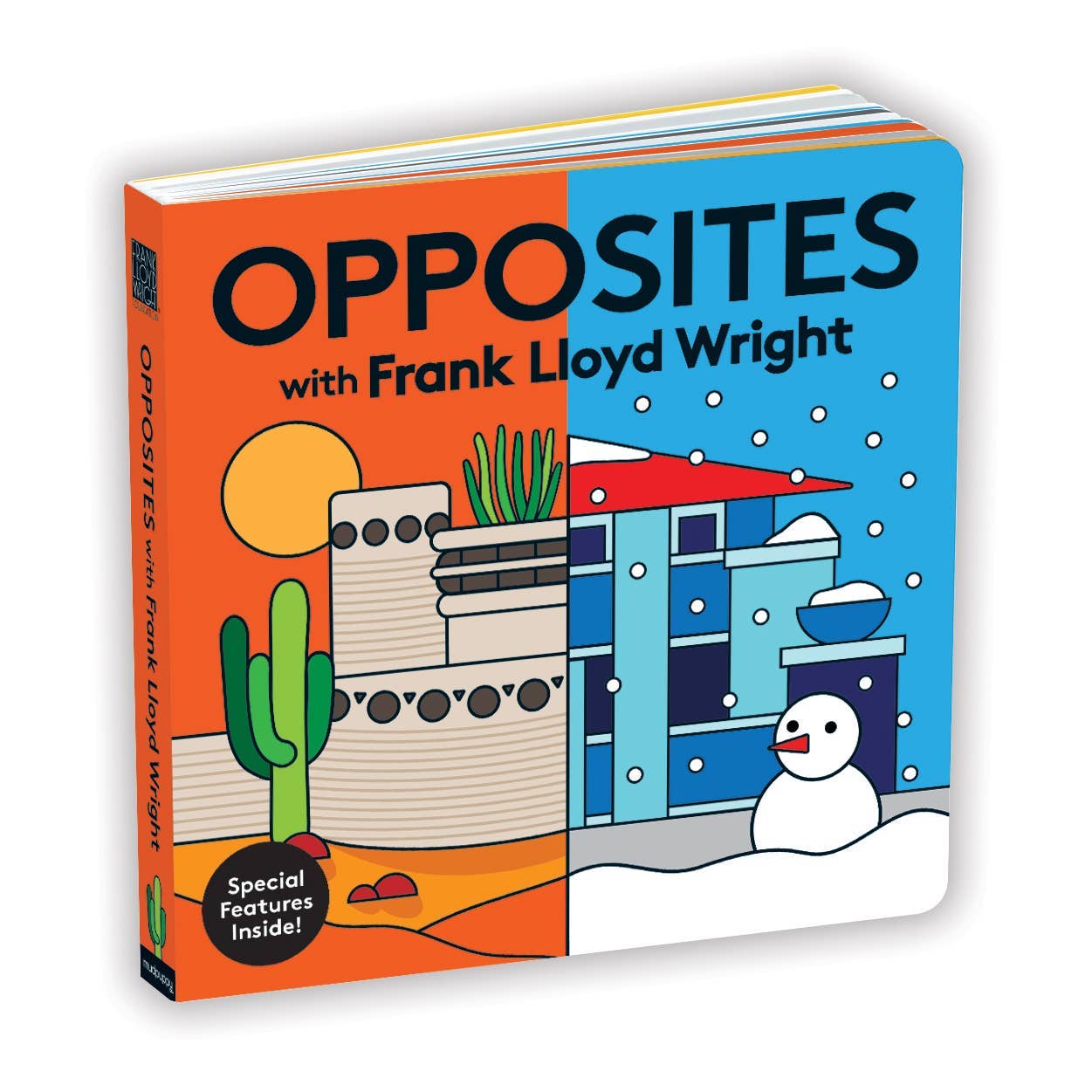 Opposites With Frank Lloyd Wright Board Book - Foxy’s
