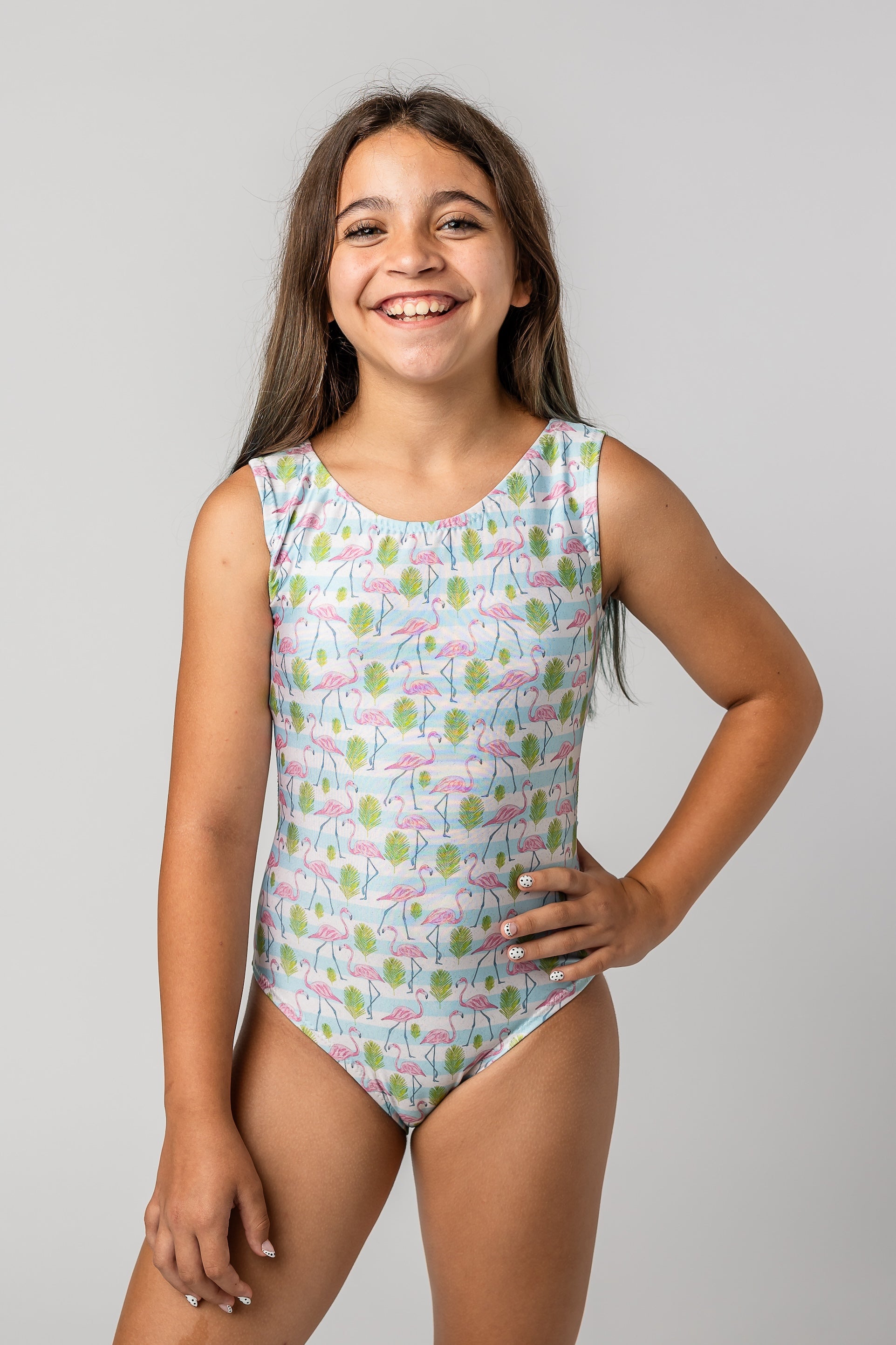 Orlando Flock Flamingo Gymnastics Leotard