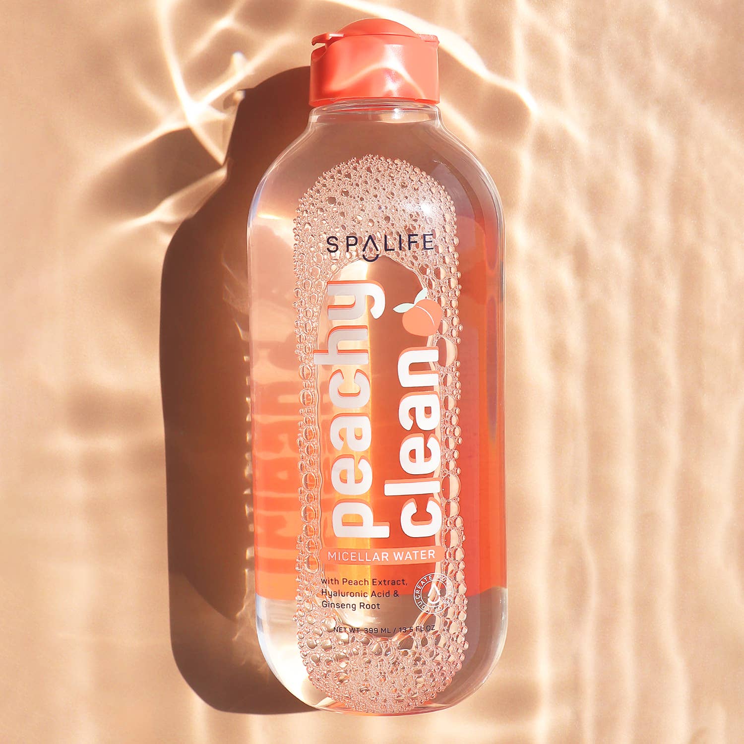 Peachy Clean Micellar Water & Hyaluronic Acid Makeup Remover - Foxy’s
