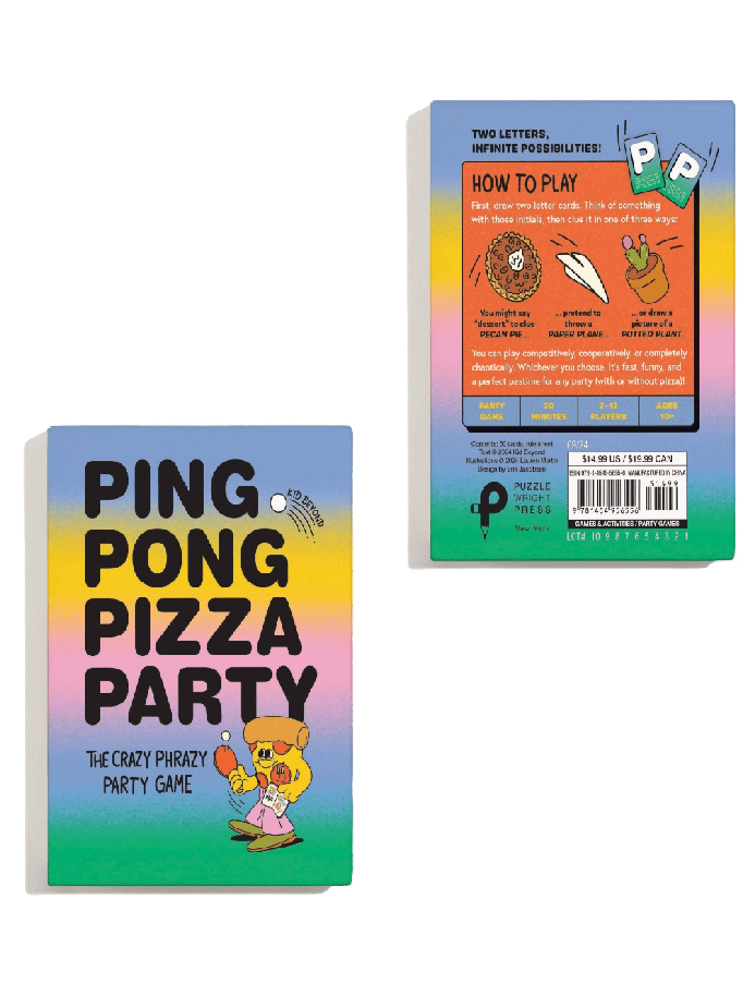 Ping Pong Pizza Party: The Crazy Phrazy Party Game - Foxy’s