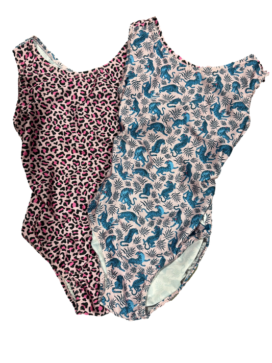 pink cheetah foxys leotards