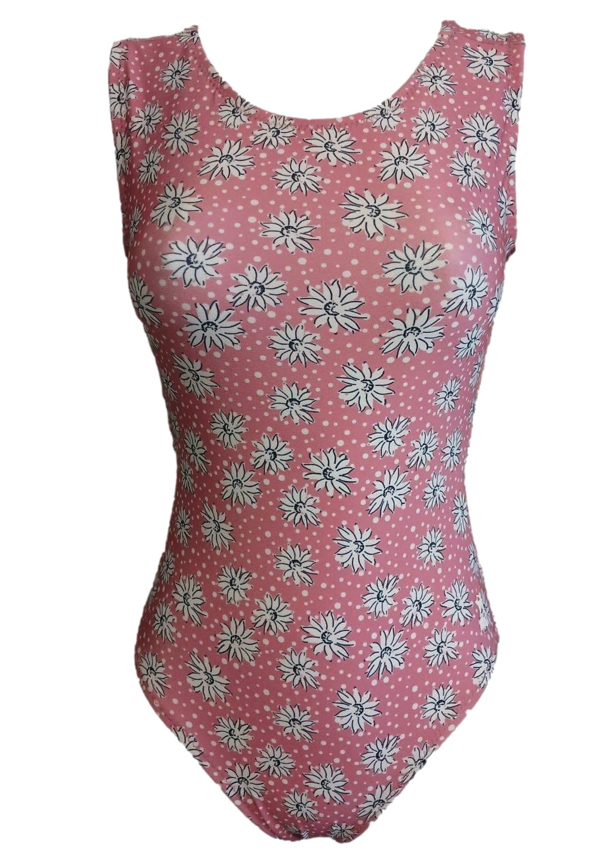 Pink Floral Puff Leotard | Gymnastics & Dance | Foxy's Leos - Foxy’s