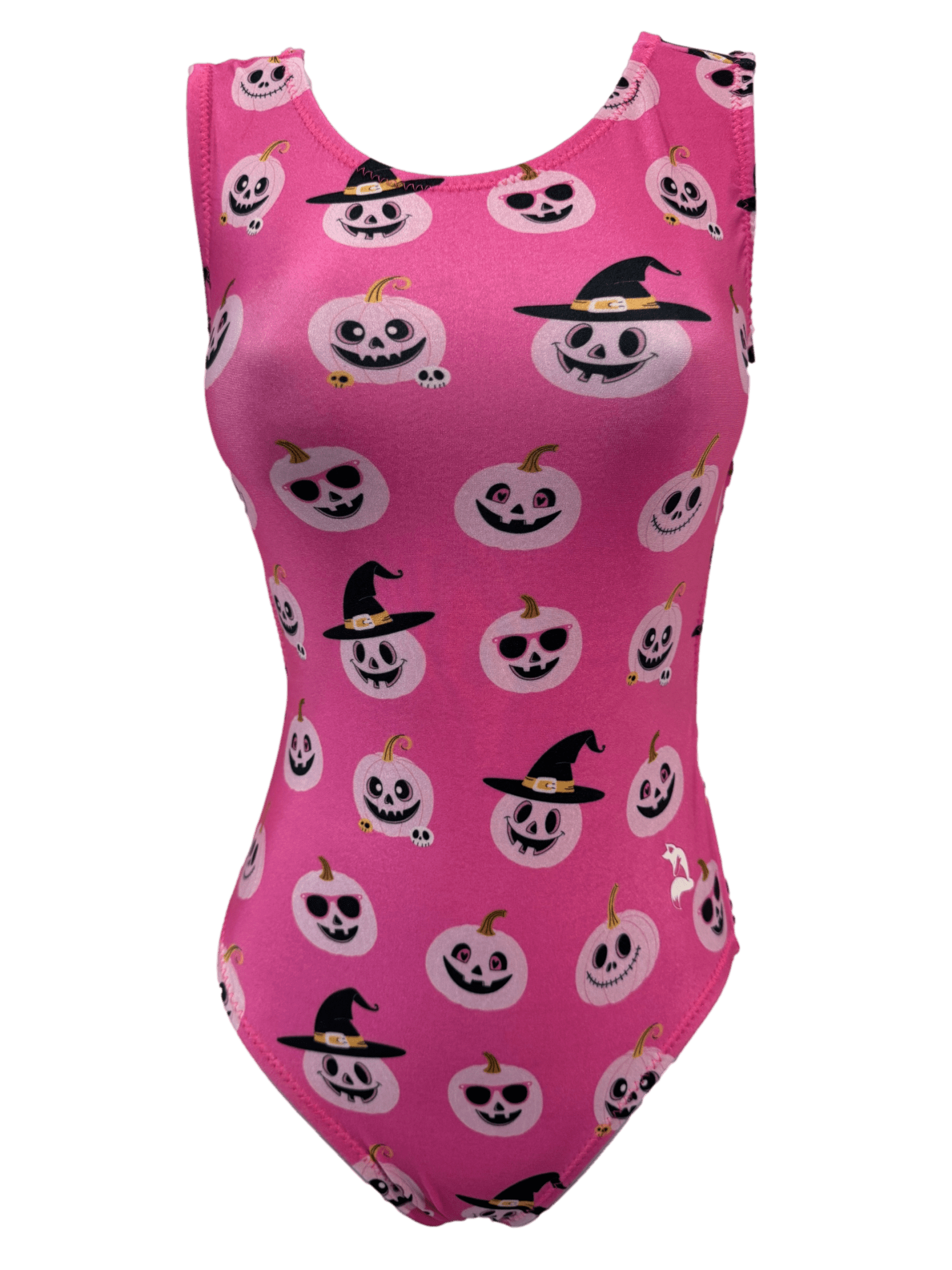Pink Pumkin Halloween Leotard - Limited Edition Spooky Style - Foxy’s