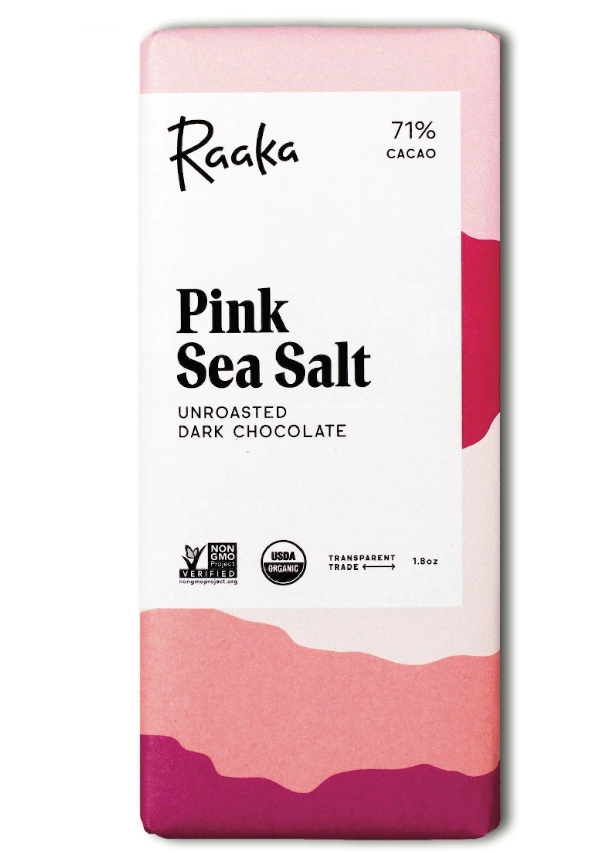 71% Pink Sea Salt Chocolate Bar - Foxy’s