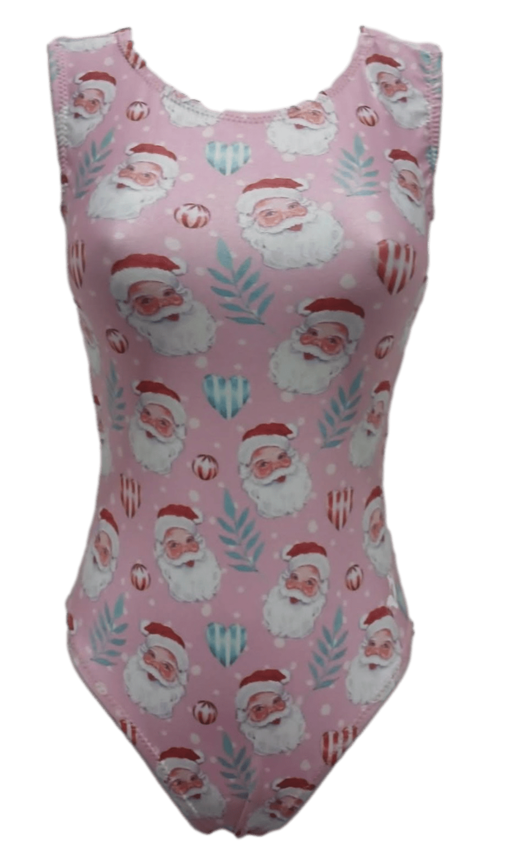 Pink Sweet Santa Christmas Leotard - Foxy’s