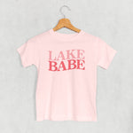 girls pink lake babe t-shirt