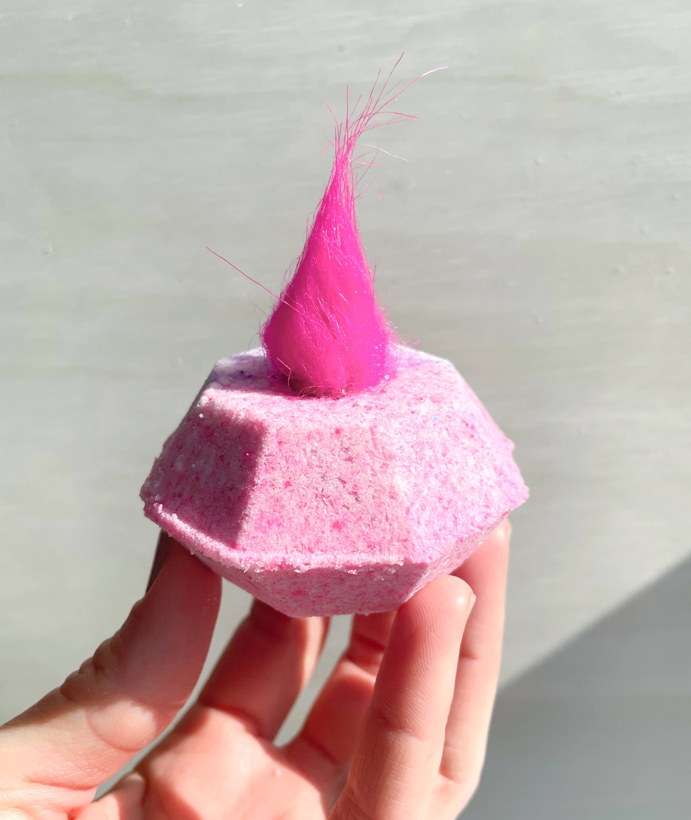 pink troll bath bomb