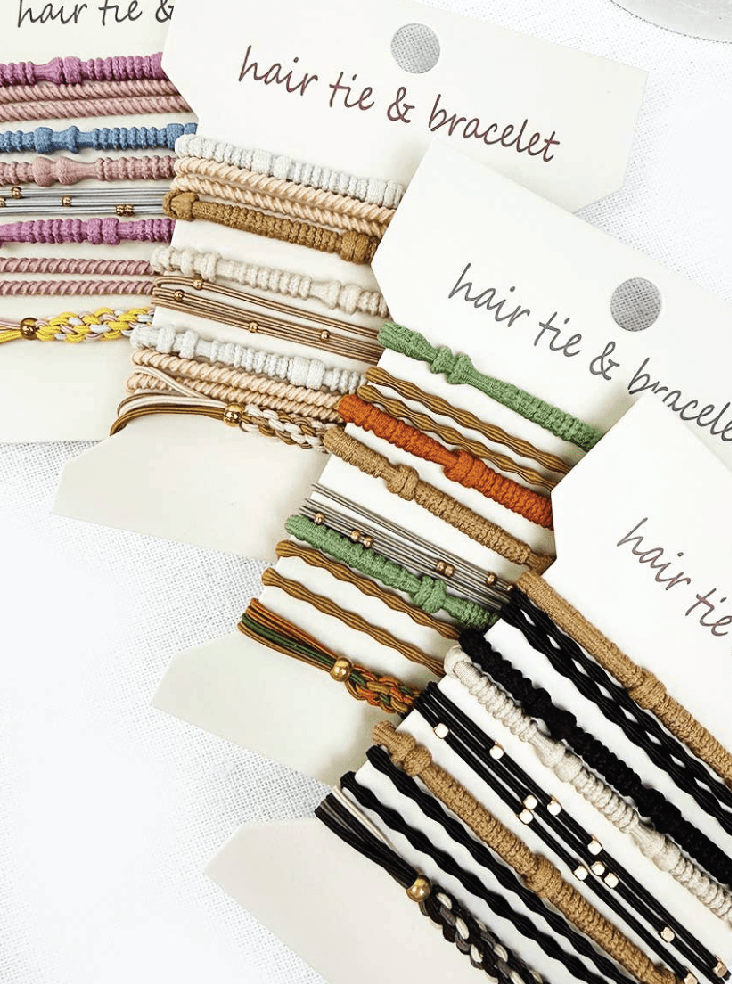 Boho Inspired Hair Tie Bracelets - Foxy’s