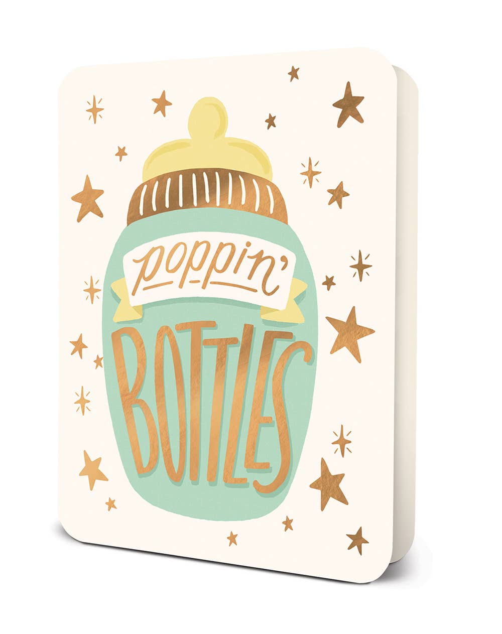 Poppin' Bottles Deluxe Greeting Card - Foxy’s
