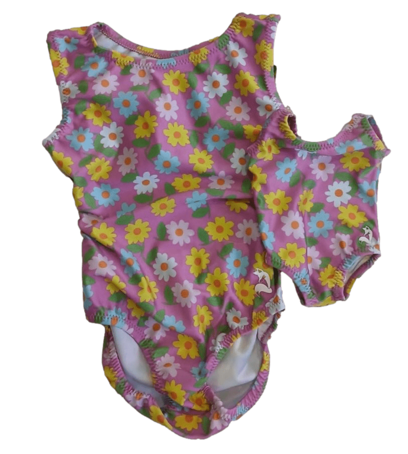 Pretty Flowers Tumble Tot Matching Doll Leo Set - Foxy’s