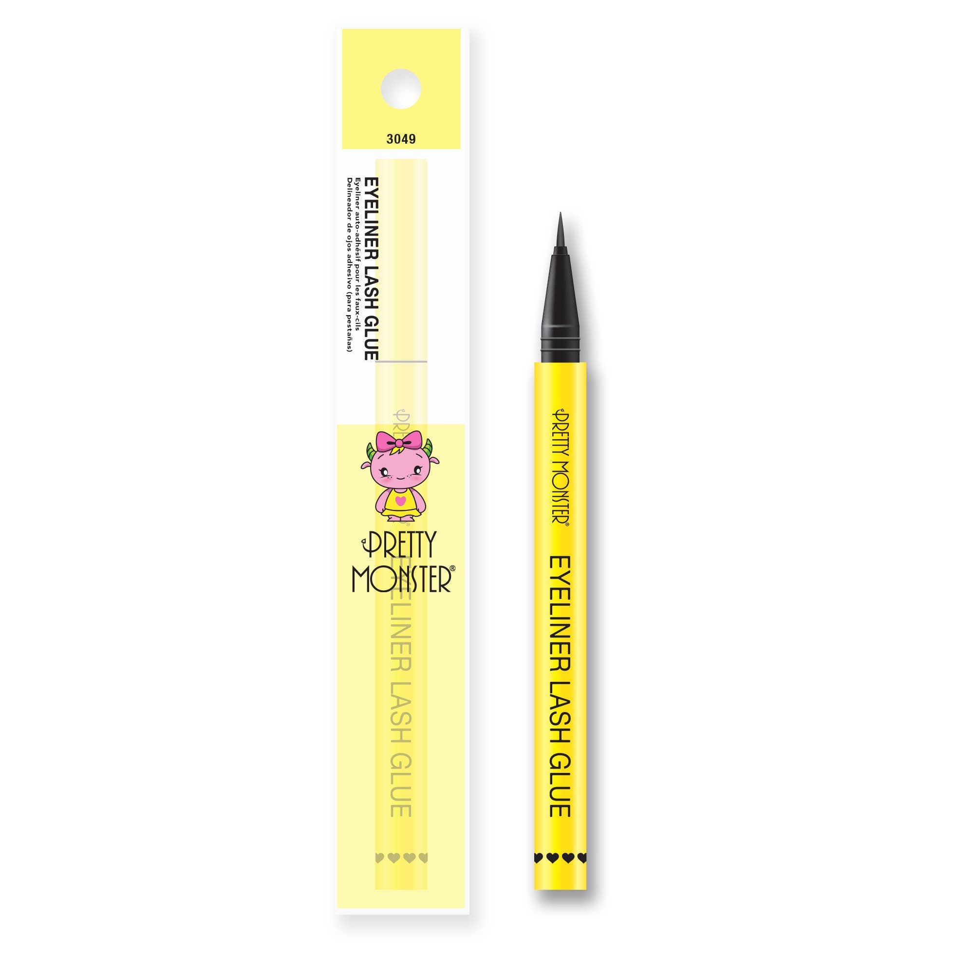 Pretty Monster Eyeliner Lash Glue - Black - Foxy’s