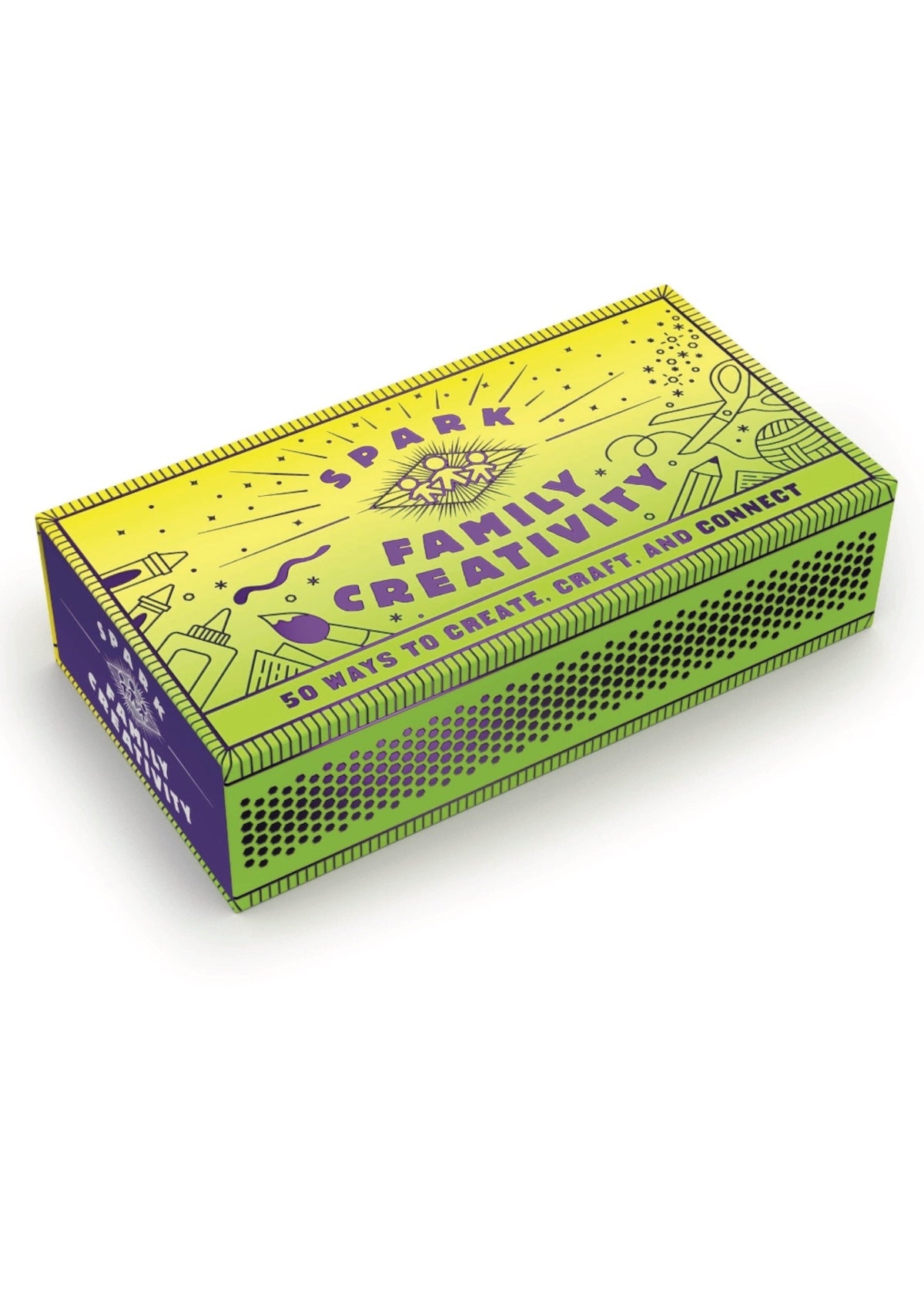 Spark Family Creativity Box - 50 Fun Activity Prompts for All Ages - Foxy’s