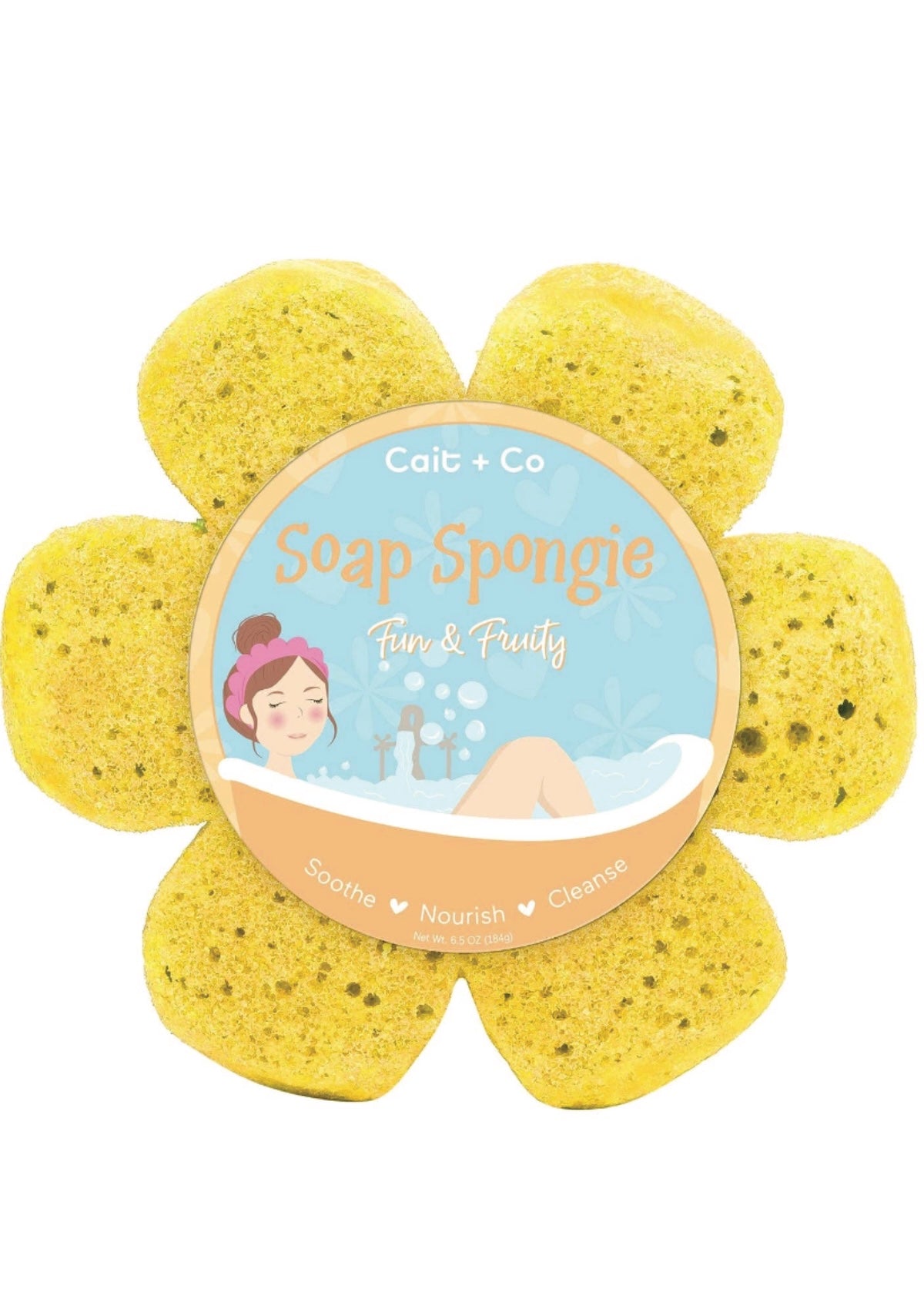 Coconut Pineapple Soap - Infused Sponge - 30+ Washes - Foxy’s