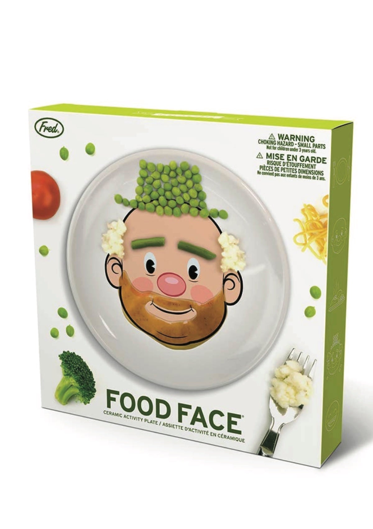 Food Face Plate - Fun Dinner Plate for Creative Kids | Foxy's - Foxy’s