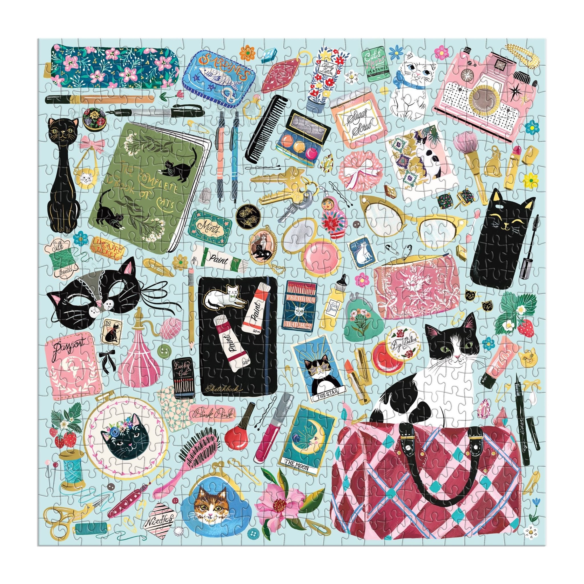 Purrfect Accessories 500 Piece Foil Puzzle - Foxy’s