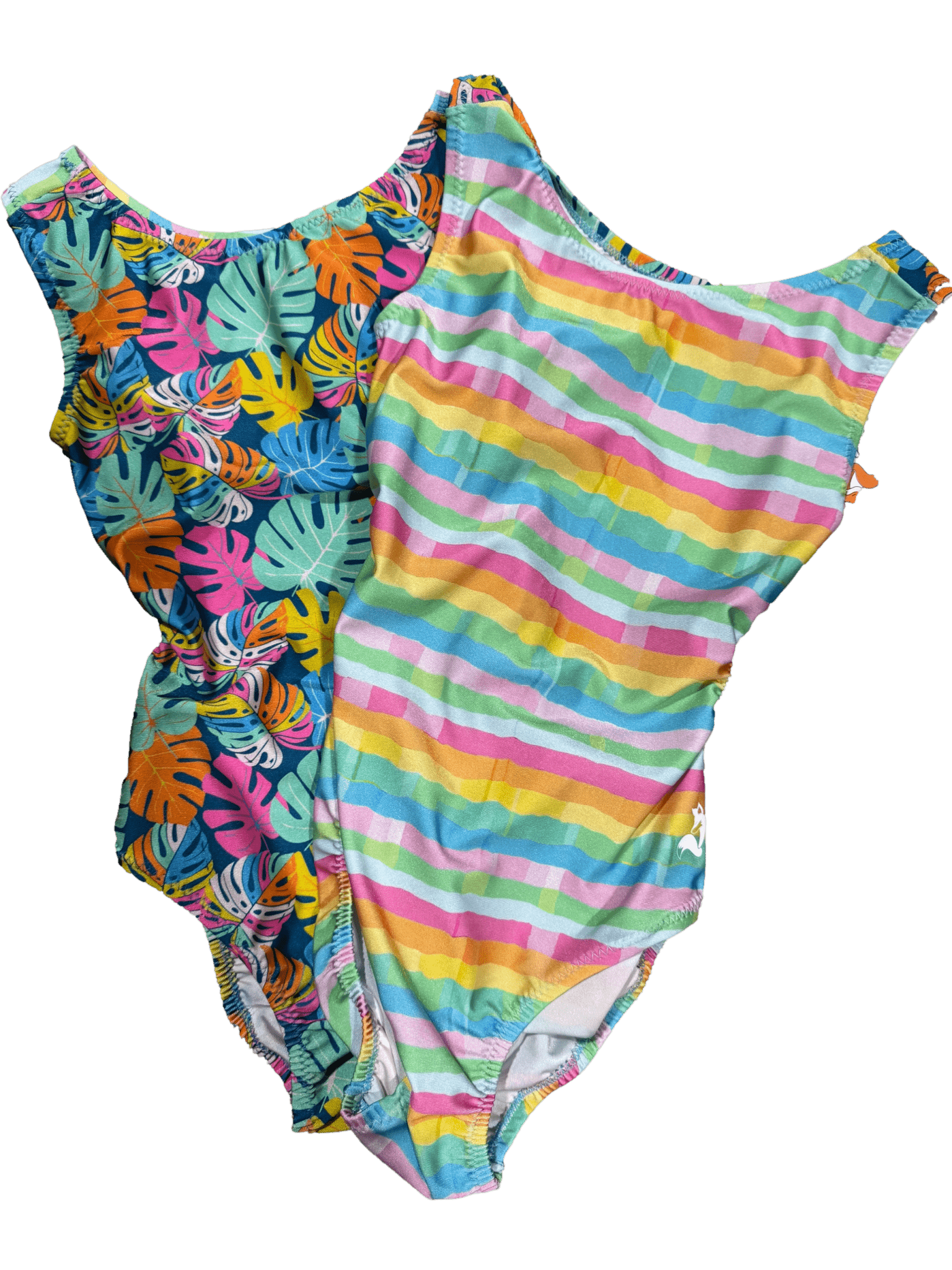 Rainbow Palms Vice Versa Gymnastics Leotard - Foxy's Leotards - Foxy’s
