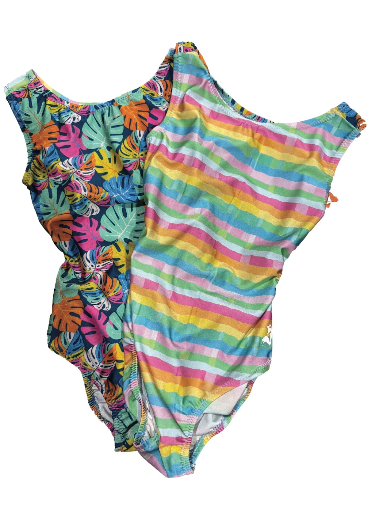 Rainbow Palms Vice Versa Gymnastics Leotard - Choose Your Style - Foxy’s