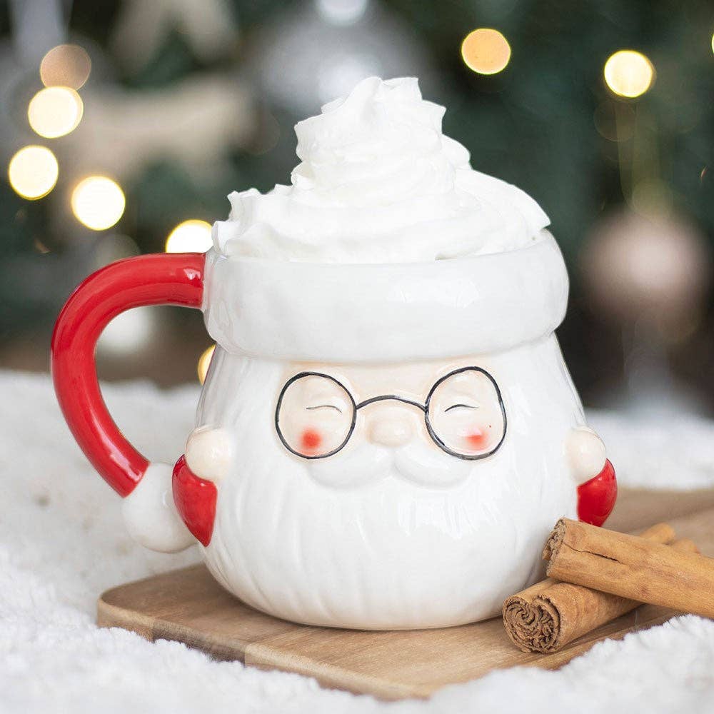Santa Claus Shaped Christmas Mug - Foxy’s