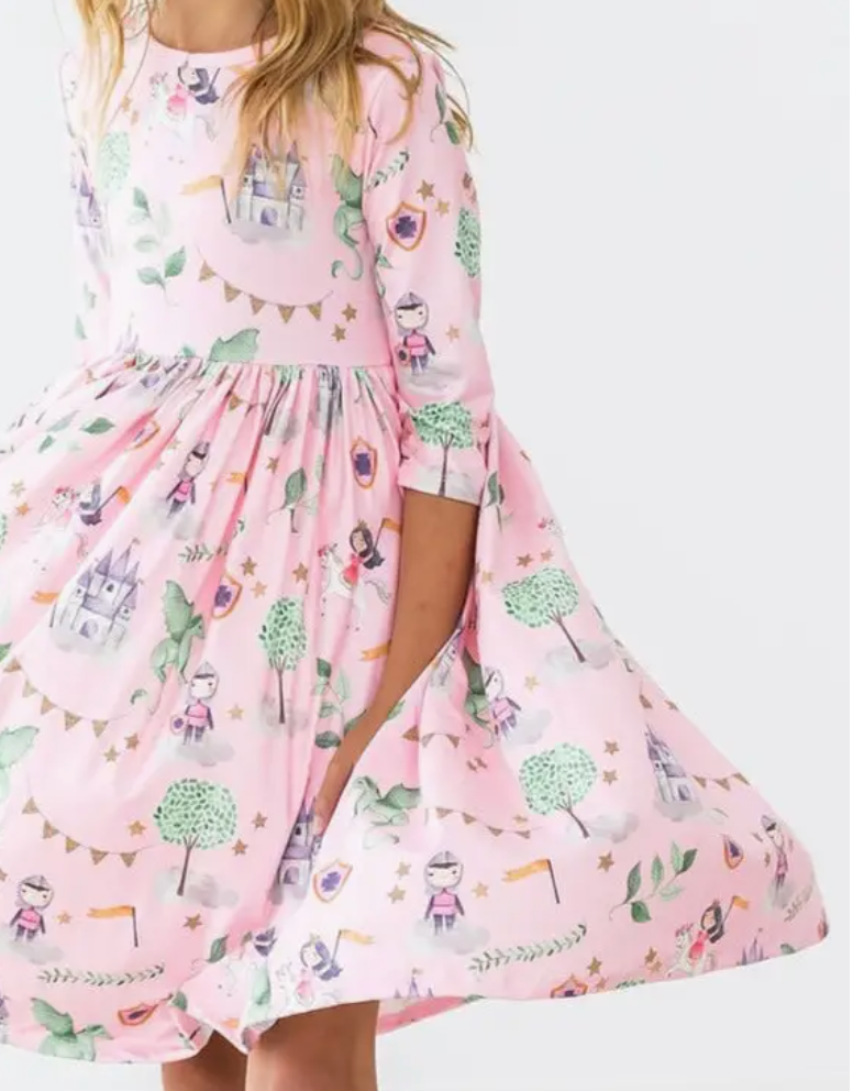 Girls Once Upon a Time Pocket Dress (Size 4)