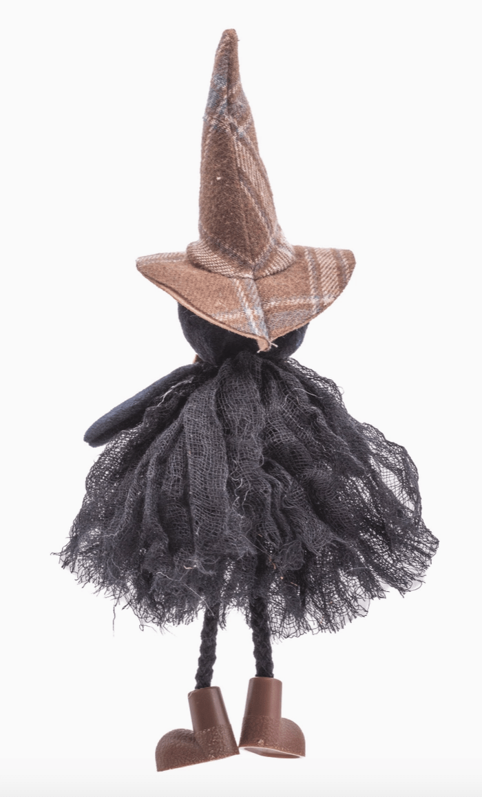 Black Kitty Girl Halloween Doll Ready for Trick - or - Treating - Foxy’s