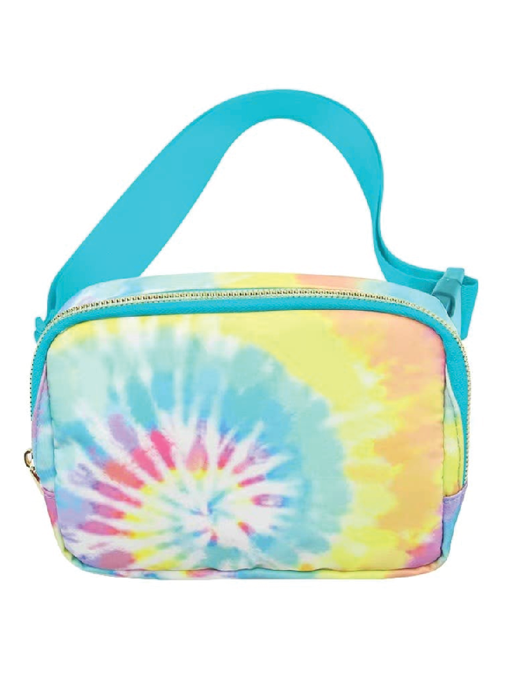 Tie Dye Fanny Pack for Girls - Cute Belt Bag for Kids & Teens - Foxy's Leos - Foxy’s