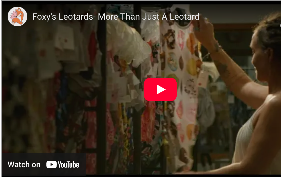 Load video: fox family leotard gymnastics company story