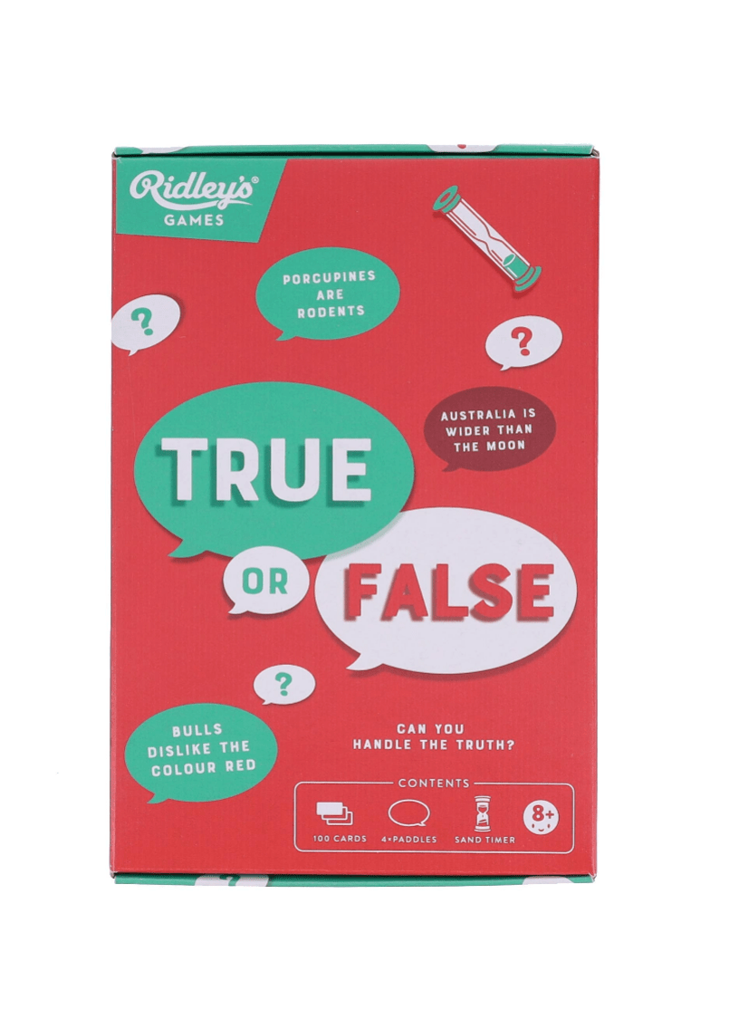 Ridley's Games True or False: Quick Family Trivia Fun Game