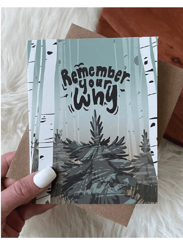 "Remember Your Why" Encouragement Card - Foxy’s