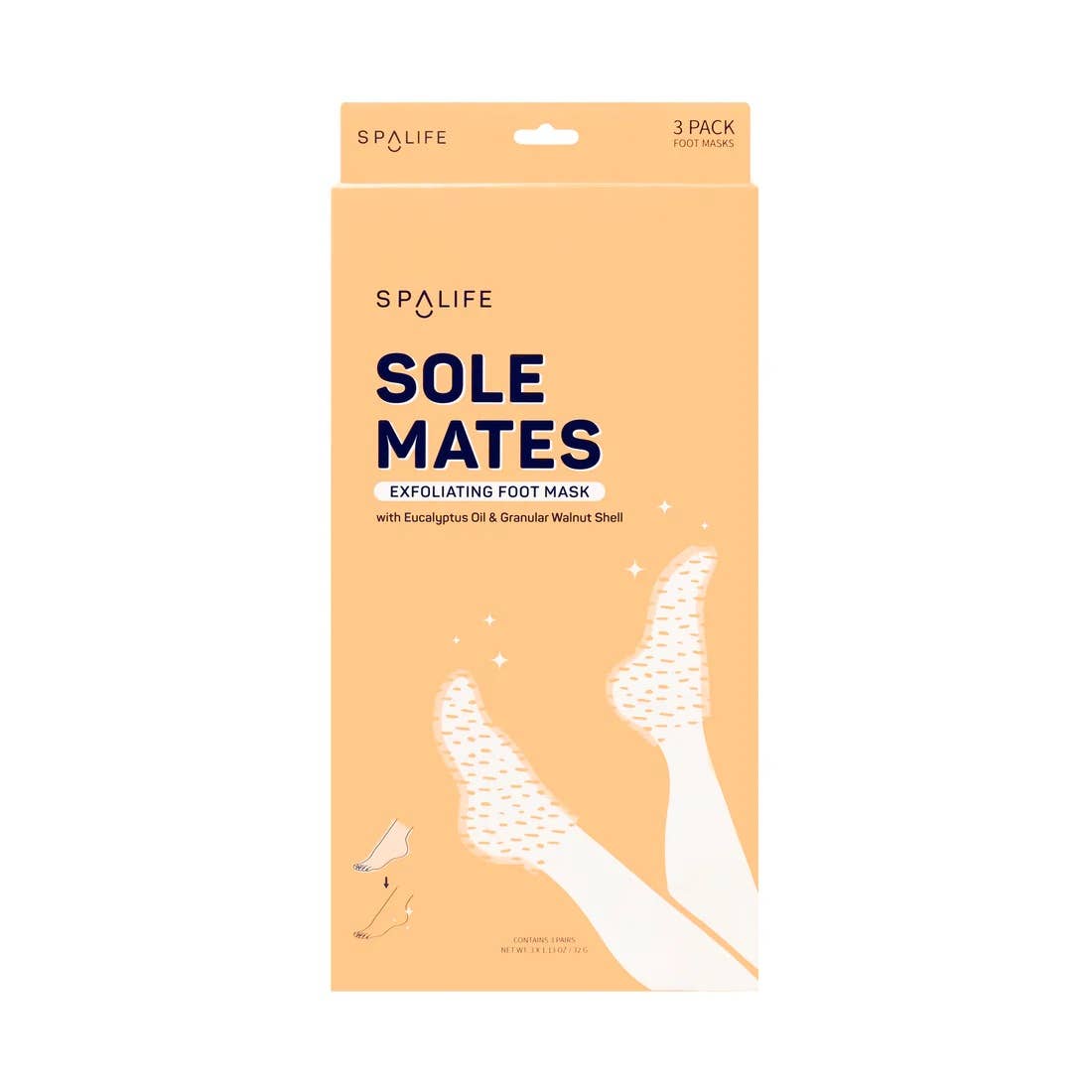 sole mates exfoliating foot mask