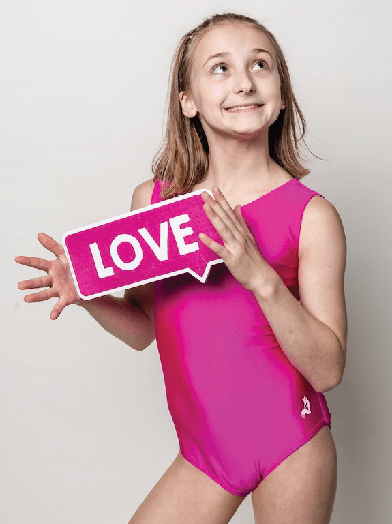 Magenta Pink Gymnastics Leotard - Foxy's Solid Open Back Leotard for Girls - Foxy’s