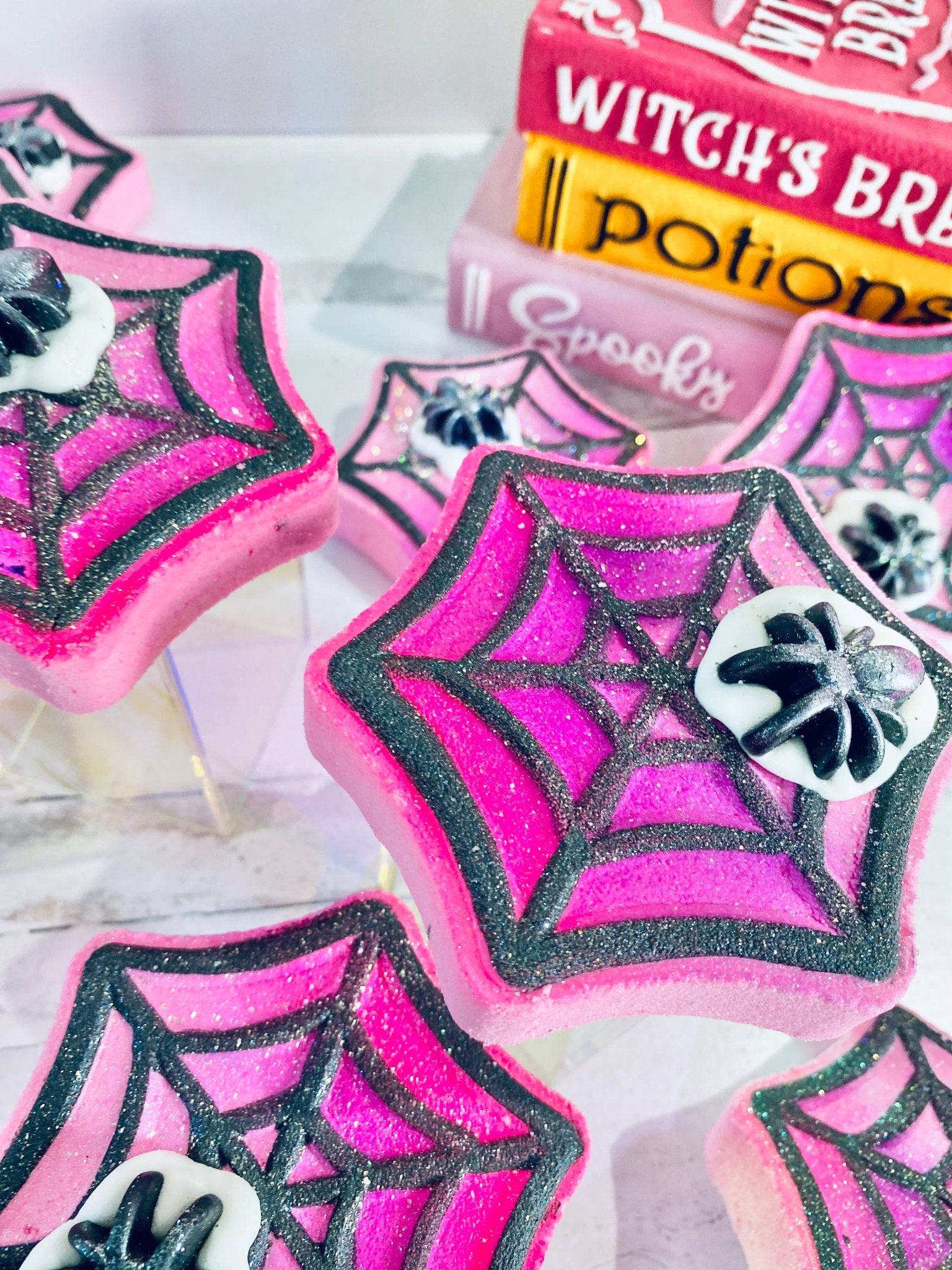 Spinderella, Spiderweb Halloween Bath Bomb - Foxy’s