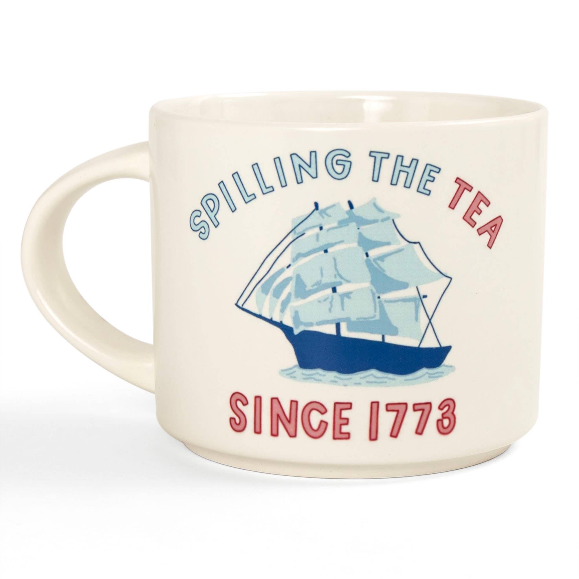 Spilling The Tea Large Ceramic Mug - Foxy’s