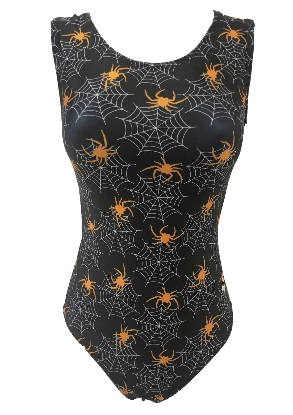 Spooky Spider Web Halloween Gymnastics Leotard - Foxy’s