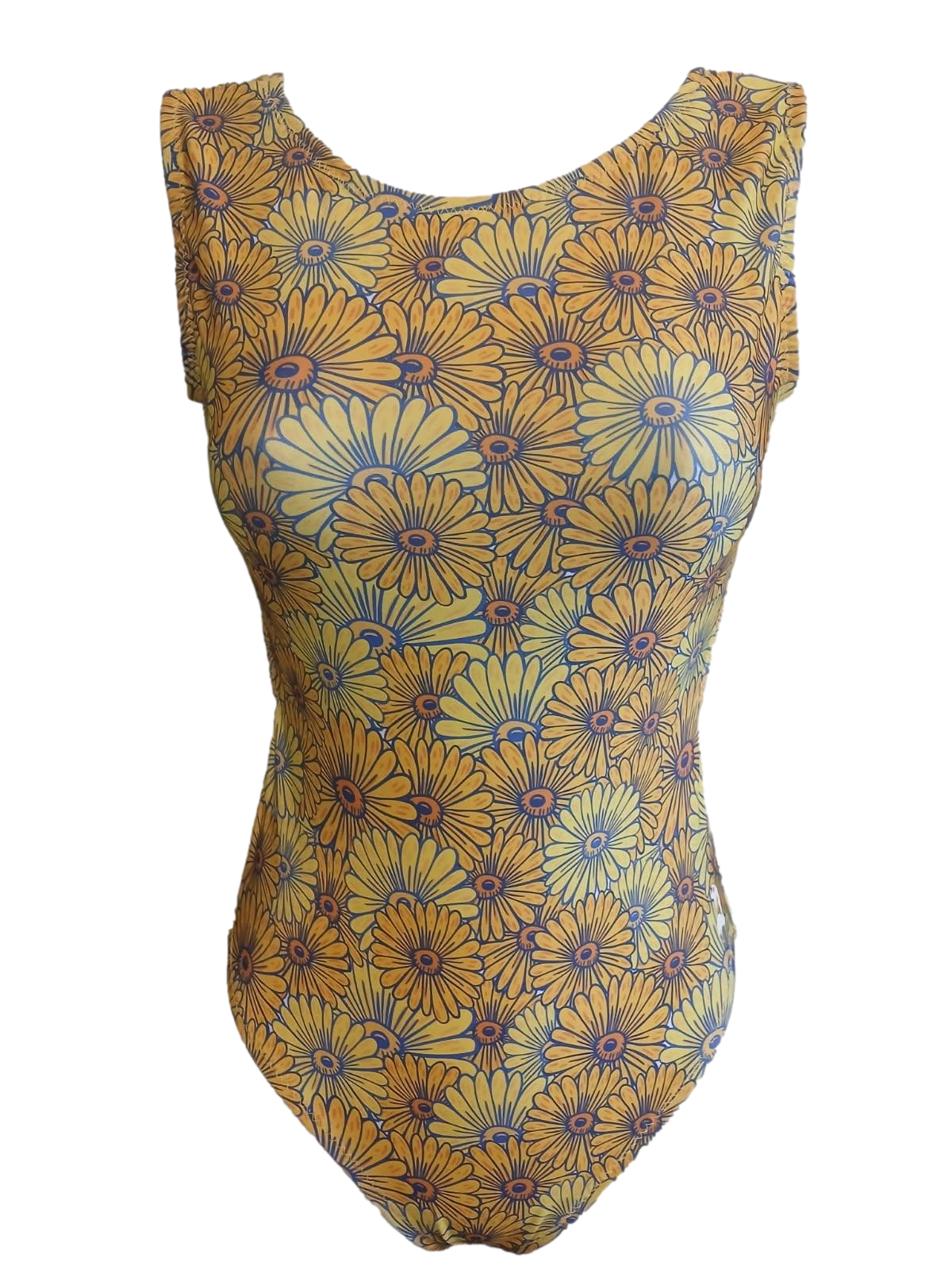 yellow sunflower leotard