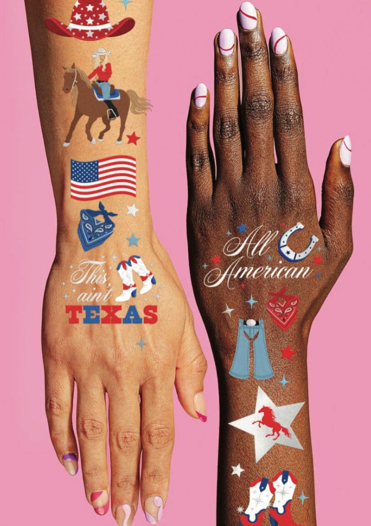 This Ain't Texas Tats - 54 temporary tattoos - Foxy’s