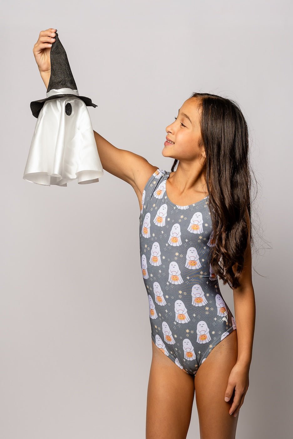 Trick - Or - Treat Ghost Halloween Leotard - Limited Edition Spooky Style - Foxy’s