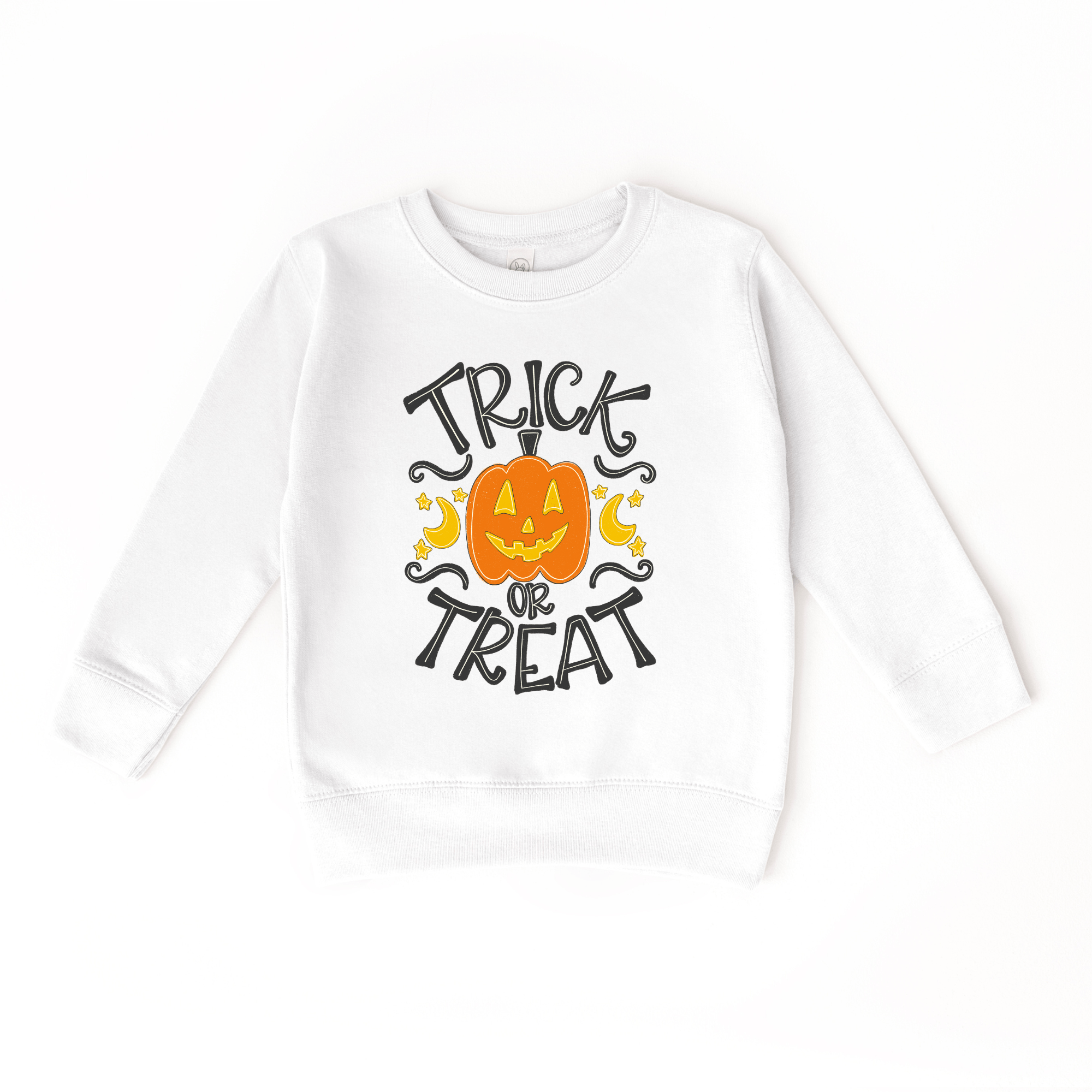 Trick or Treat Spooky Vibes Halloween Kid Sweatshirt - Foxy’s