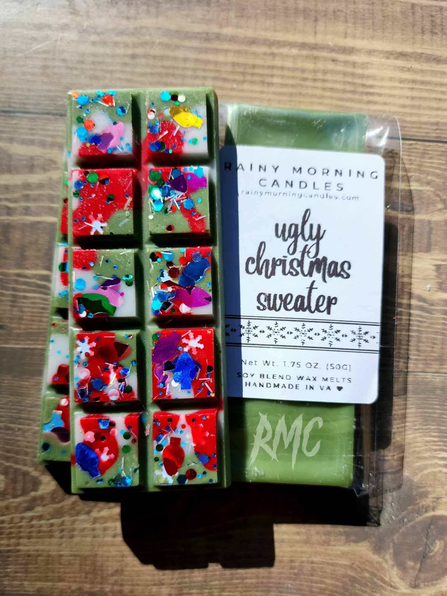Ugly Christmas Sweater | Holiday Snap Bar Wax Melt - Foxy’s