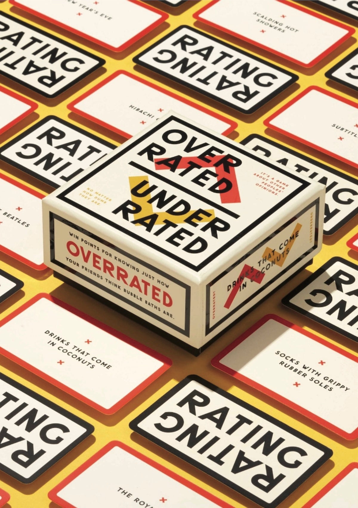 Brass Monkey Overrated / Underrated Social Game - Foxy’s