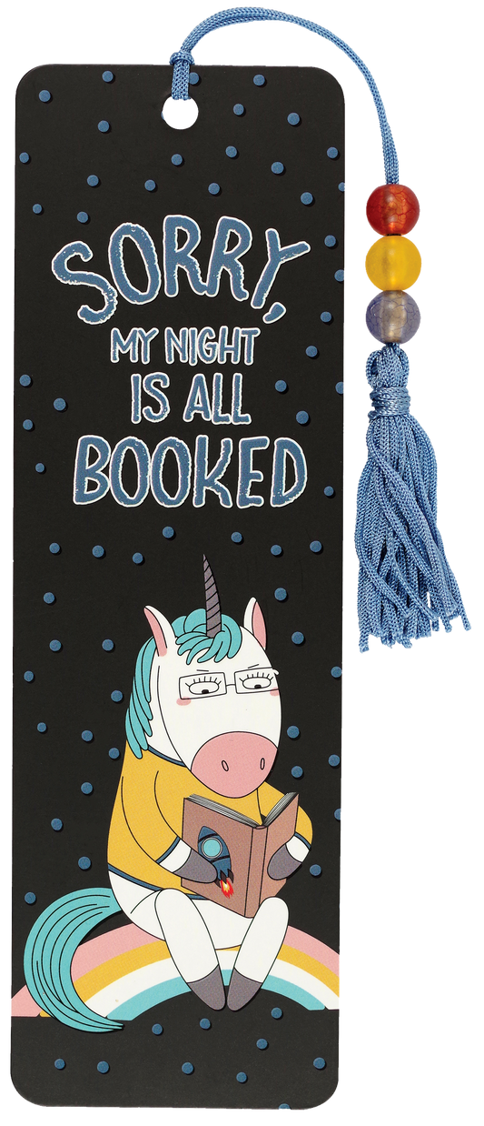 bookmard for kids with unicorn