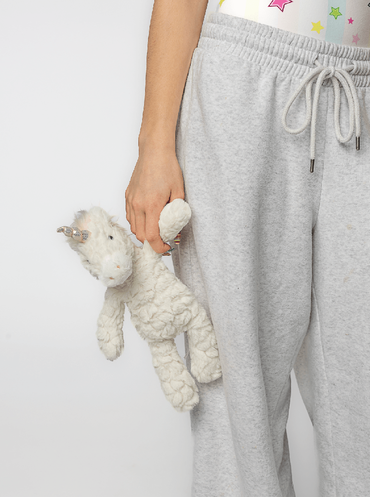 Cream Unicorn Stuffed Animal - Soft & Cuddly Plush Toy for Girls! - Foxy’s