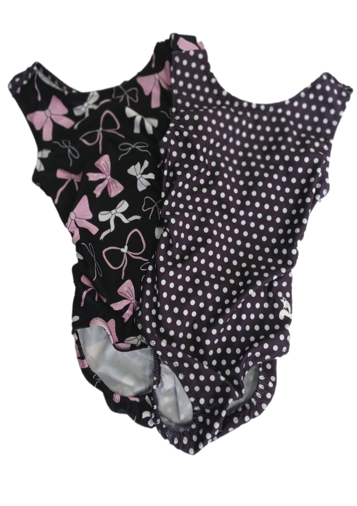 Polka Dot Bow VICE VERSA Leotard for Girls (Choose Your Style) - Foxy’s